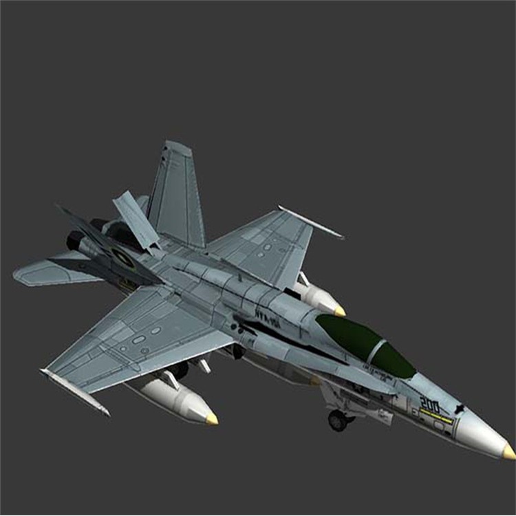 甘谷3D舰载战斗机模型