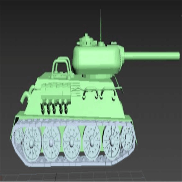 甘谷充气军用坦克模型